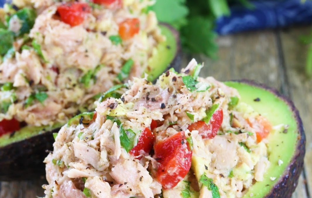 Healthy Tuna Stuffed Avocado